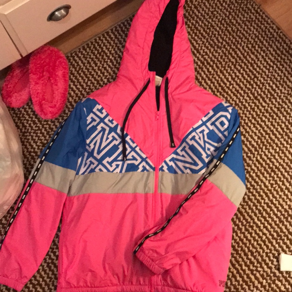 PINK Wool jacket/windbreaker